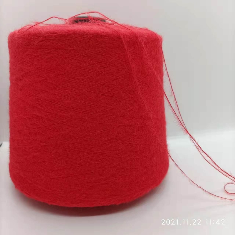 La fourrure comme la fantaisie de 1.3cm bavardent Mink Yarn With Streight Pile en nylon pour faire le chandail
